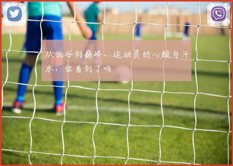 从低谷到巅峰，运动员的心酸与汗水，你看到了吗