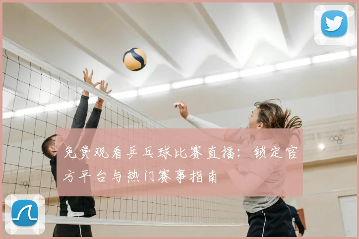 免费观看乒乓球比赛直播:锁定官方平台与热门赛事指南
